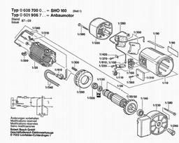 Bosch Surface/thickness Planer SHO 160 spare parts