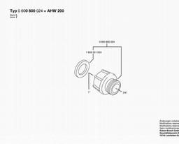 Bosch Adapter AHW 200 spare parts