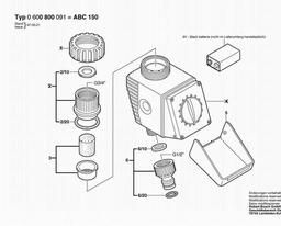 Bosch Water Meter ABC 150 spare parts