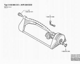Bosch Oscillating Sprinklers AVR 220 MASTER spare parts