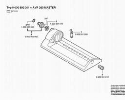 Bosch Oscillating Sprinklers AVR 260 MASTER spare parts
