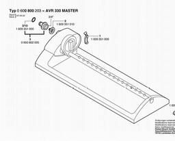 Bosch Oscillating Sprinklers AVR 330 MASTER spare parts