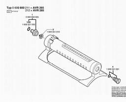 Bosch Oscillating Sprinklers AVR 285 spare parts