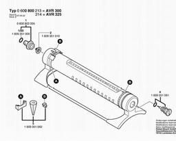 Bosch Oscillating Sprinklers AVR 325 spare parts