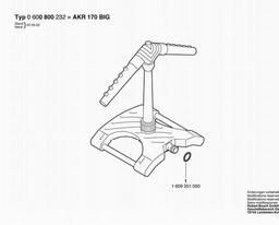 Bosch Circular Sprinklers AKR 170 BIG spare parts