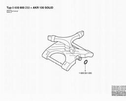 Bosch Circular Sprinklers AKR 130 SOLID spare parts