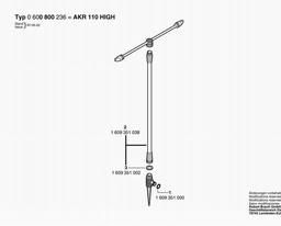 Bosch Circular Sprinklers AKR 110 HIGH spare parts
