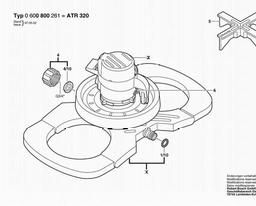 Bosch Oscillating Sprinklers ATR 320 INTELLIGENT spare parts