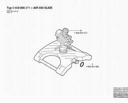 Bosch Impulse Sprinkter AIR 500 SLIDE spare parts