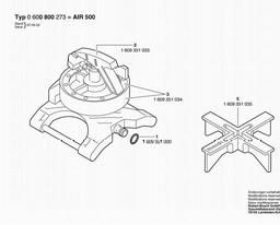 Bosch Impulse Sprinkter AIR 500 INTELLIGENT spare parts