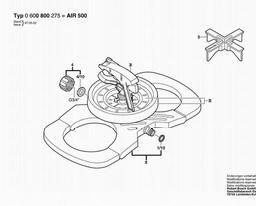 Bosch Impulse Sprinkter AIR 500 INTELLIGENT spare parts