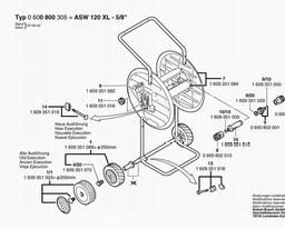 Bosch ASW 120 XL-5/8" spare parts