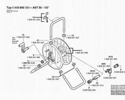 Bosch AST 50-1/2" spare parts