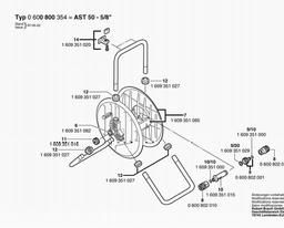 Bosch AST 50-5/8" spare parts