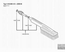 Bosch Hand Brush AHB 90 spare parts
