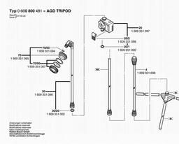 Bosch Shower AGD TRIPOD spare parts