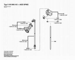 Bosch Shower AGD SPIKE spare parts