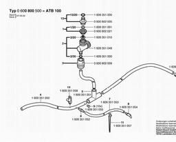 Bosch Dripper Set ATB 100 spare parts