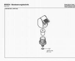 Bosch Hose Coupling AHW CLICK spare parts