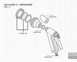 Bosch Spray ABR 200 AQUA-CONTR. spare parts