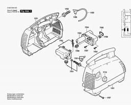 Bosch High Pressure Cleaner AHR 1000 AS spare parts