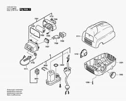 Bosch High Pressure Cleaner AHR 1100 AS spare parts