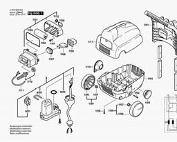 Bosch High Pressure Cleaner AHR 1200 AS spare parts