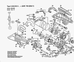 Bosch High Pressure Cleaner AHR 700 spare parts