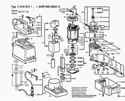 Bosch High Pressure Cleaner AHR 900 spare parts