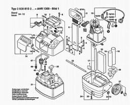 Bosch High Pressure Cleaner AHR 1300 spare parts