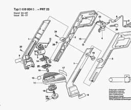 Bosch Lawn Edge Trimmer PRT 23 spare parts