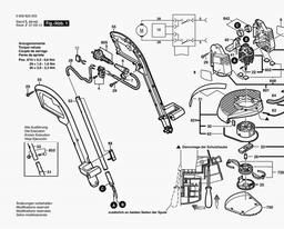 Bosch Lawn Edge Trimmer ART 30 D spare parts