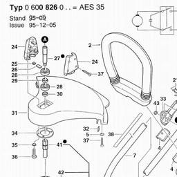 Bosch Electric Brushcutter AES 35 spare parts