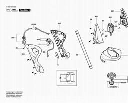 Bosch Lawn Edge Trimmer ART 23 G spare parts