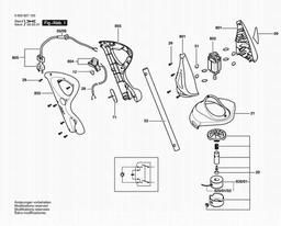 Bosch Lawn Edge Trimmer ART 23 GF spare parts