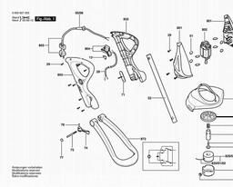 Bosch Lawn Edge Trimmer ART 23 GFS spare parts