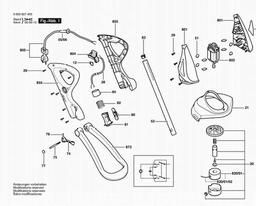 Bosch Lawn Edge Trimmer ART 23  COMFORT spare parts