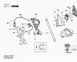 Bosch Lawn Edge Trimmer ART 23 G spare parts