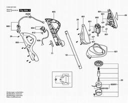 Bosch Lawn Edge Trimmer ART 23 GF spare parts
