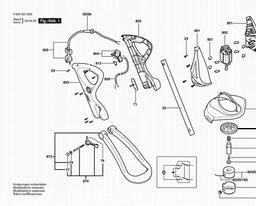 Bosch Lawn Edge Trimmer ART 23 GFS spare parts