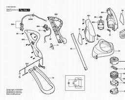 Bosch Lawn Edge Trimmer ART 25 GSA spare parts