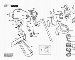 Bosch Lawn Edge Trimmer ART 25 GSAV spare parts