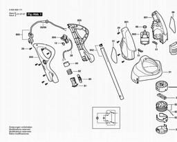 Bosch Lawn Edge Trimmer ART 25 ERGOPOWER spare parts