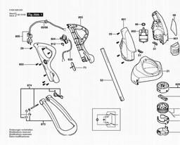 Bosch Lawn Edge Trimmer ART 25 GSA spare parts