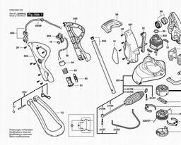 Bosch Lawn Edge Trimmer ART 30 GSD V spare parts