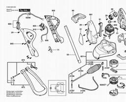 Bosch Lawn Edge Trimmer ART 30 GSD spare parts