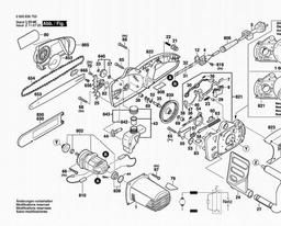 Bosch Chain Saw AKE 40-19 spare parts
