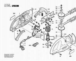 Bosch Hedge Trimmer AH 370 spare parts