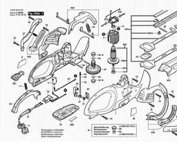 Bosch Hedge Trimmer AHS 4800 spare parts