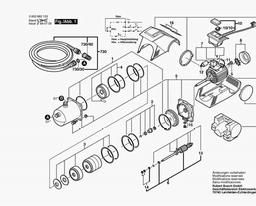 Bosch Electric Water Pump AGP 1000 spare parts